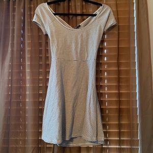 Crisscross open back Mini Dress